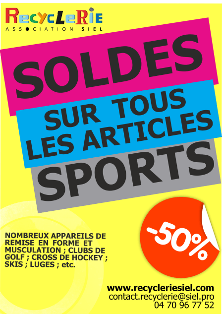 soldes articles de sport